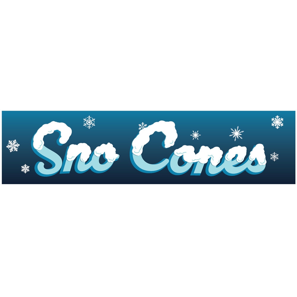 382SCMLABEL "Sno-Cones" Decal