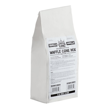 Vanilla Waffle Cone Mix 5 lb. Bag   - 6/Case