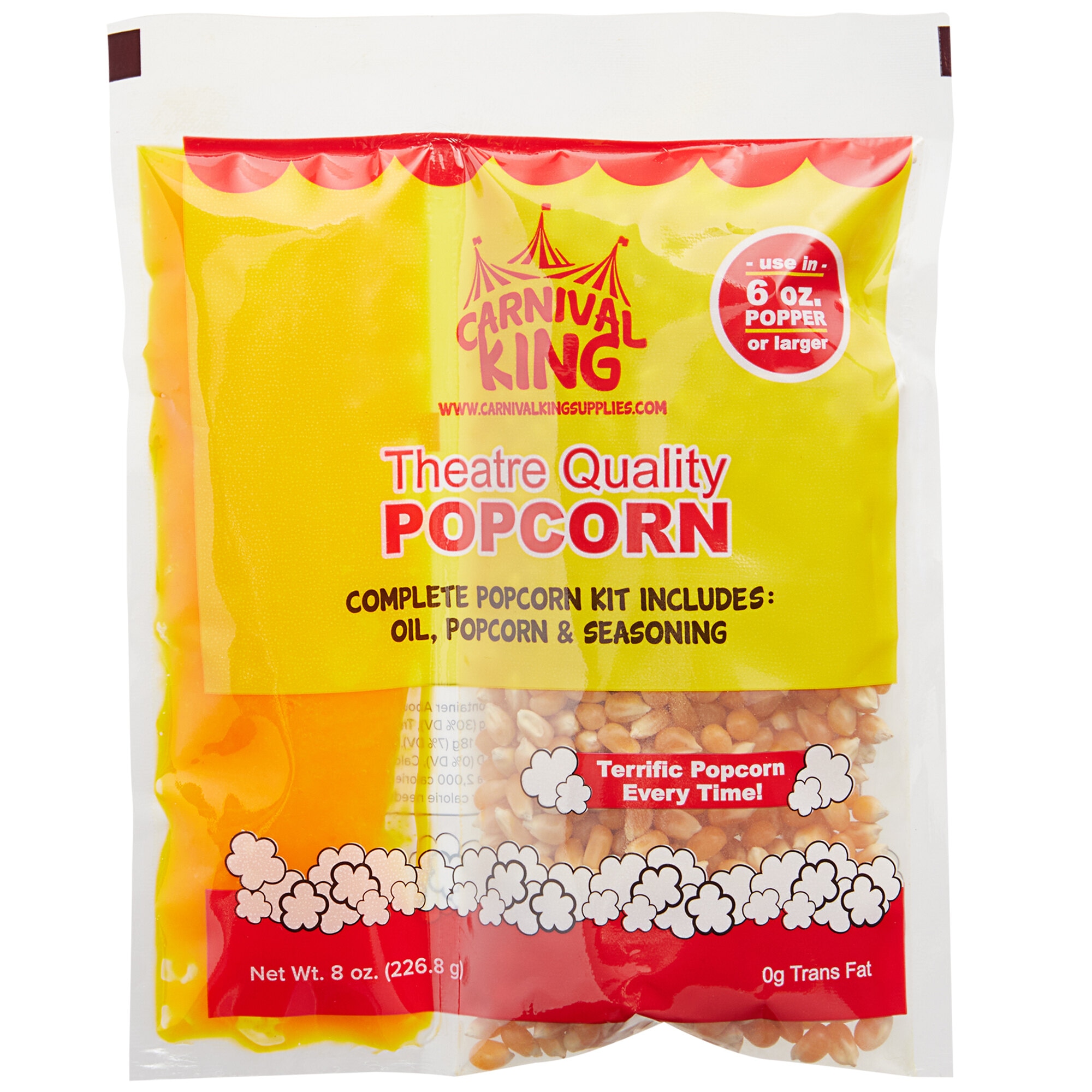 All-In-One Popcorn Kit for 6 oz. Popper - 36/Case