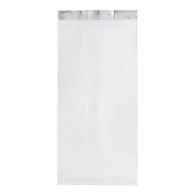 5 1/2" x 3 1/4" x 12" Qt. Size Unprinted Foil Bag - 500/Case