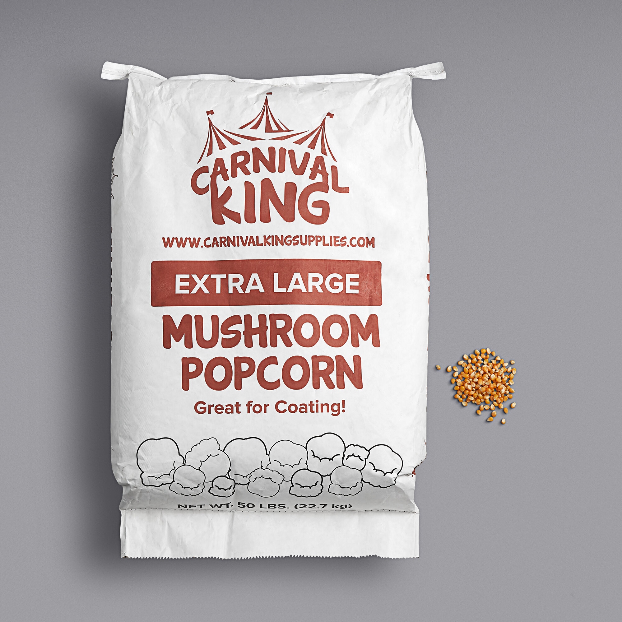 Extra Large Mushroom Popcorn Kernels 50 lb.