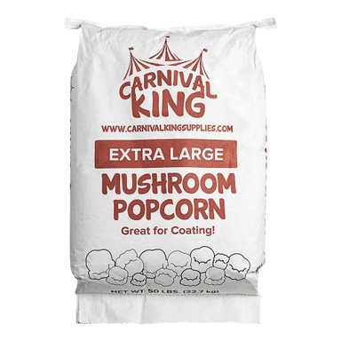 Extra Large Mushroom Popcorn Kernels 50 lb.