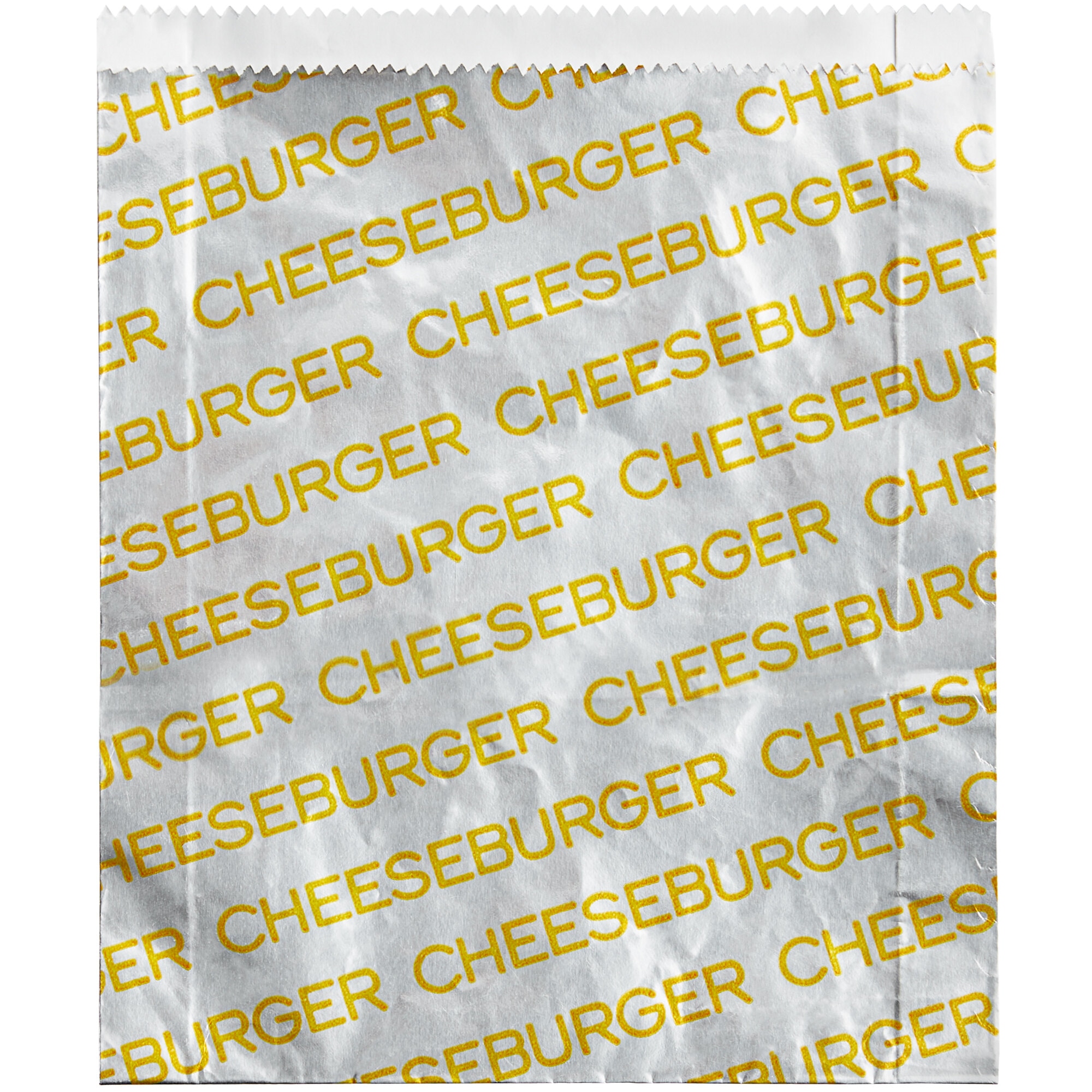 6" x 3/4" x 6 1/2" Large Cheeseburger Bag - 1,000/Case