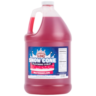 1 Gallon Watermelon Snow Cone Syrup