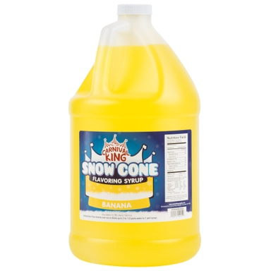 1 Gallon Banana Snow Cone Syrup