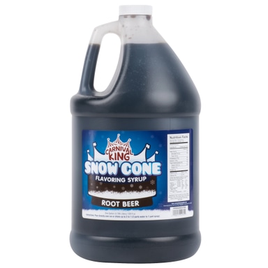 1 Gallon Root Beer Snow Cone Syrup - 4/Case