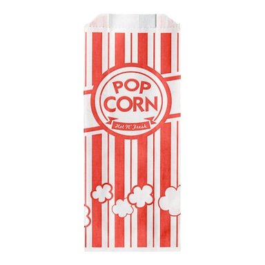 3" x 1 1/2" x 7" .6 oz. Popcorn Bag - 1000/Case