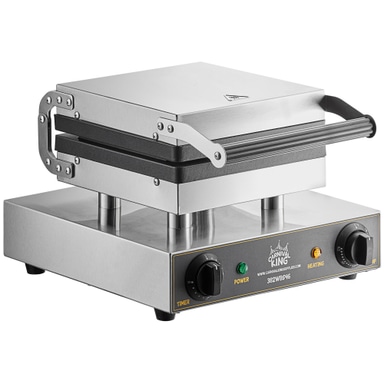 WBS46 Brussels Style Waffle Maker with Timer - 120V