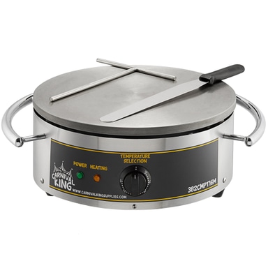 CMPT16M 16" Round Portable Steel Crepe Maker - 208/240V