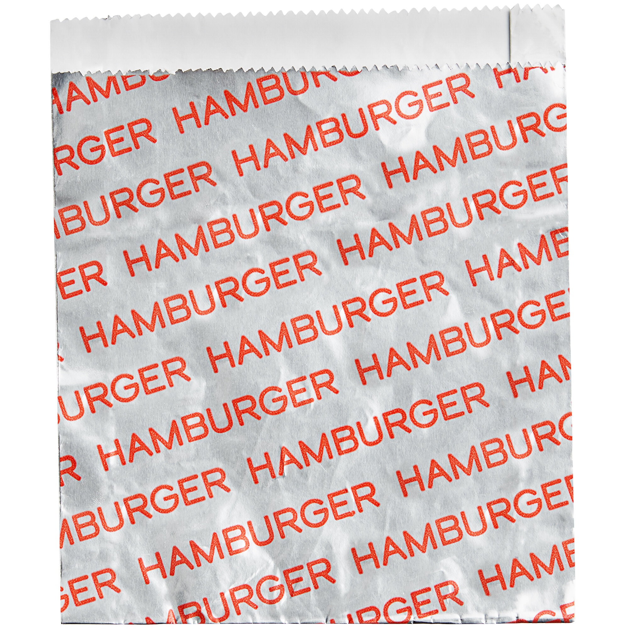 6" x 3/4" x 6 1/2" Large Hamburger Bag - 1000/Case