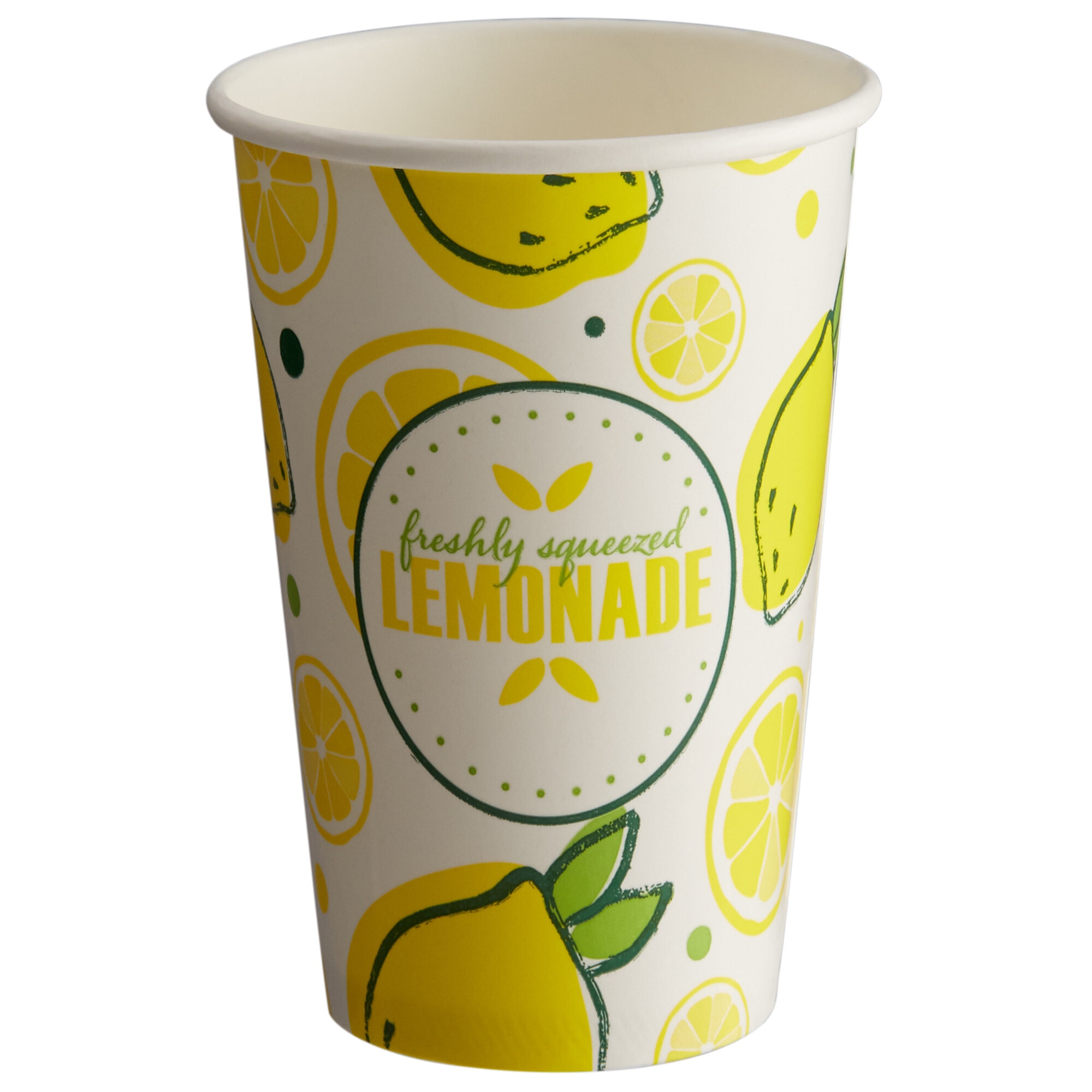 12 oz. Poly Paper Lemonade Cup - 50/Pack