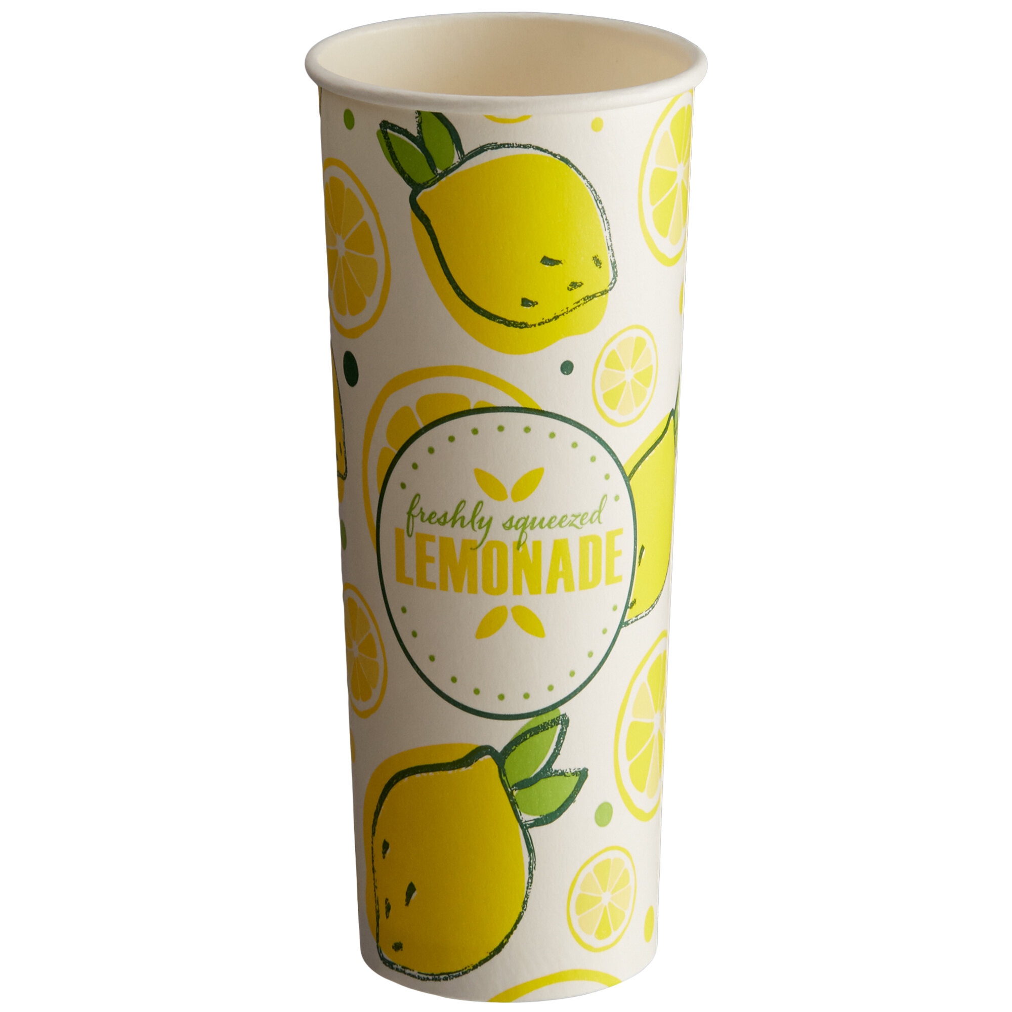 22 oz. Poly Paper Lemonade Cup - 40/Pack