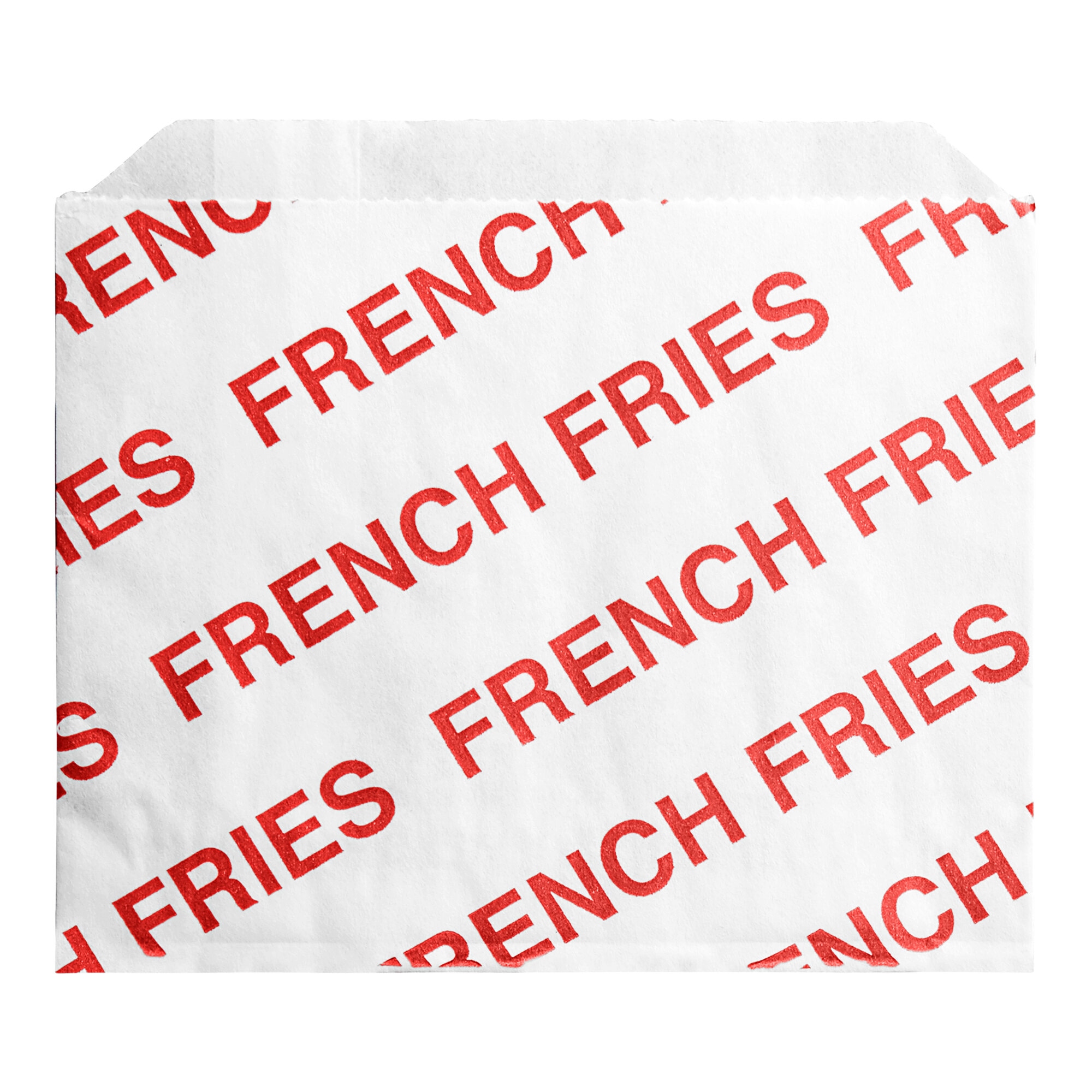 4 1/2" x 3 1/2" Small Printed French Fry Bag - 2000/Case