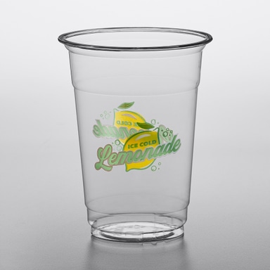 16 oz. PET Lemonade Cup - 50/Pack