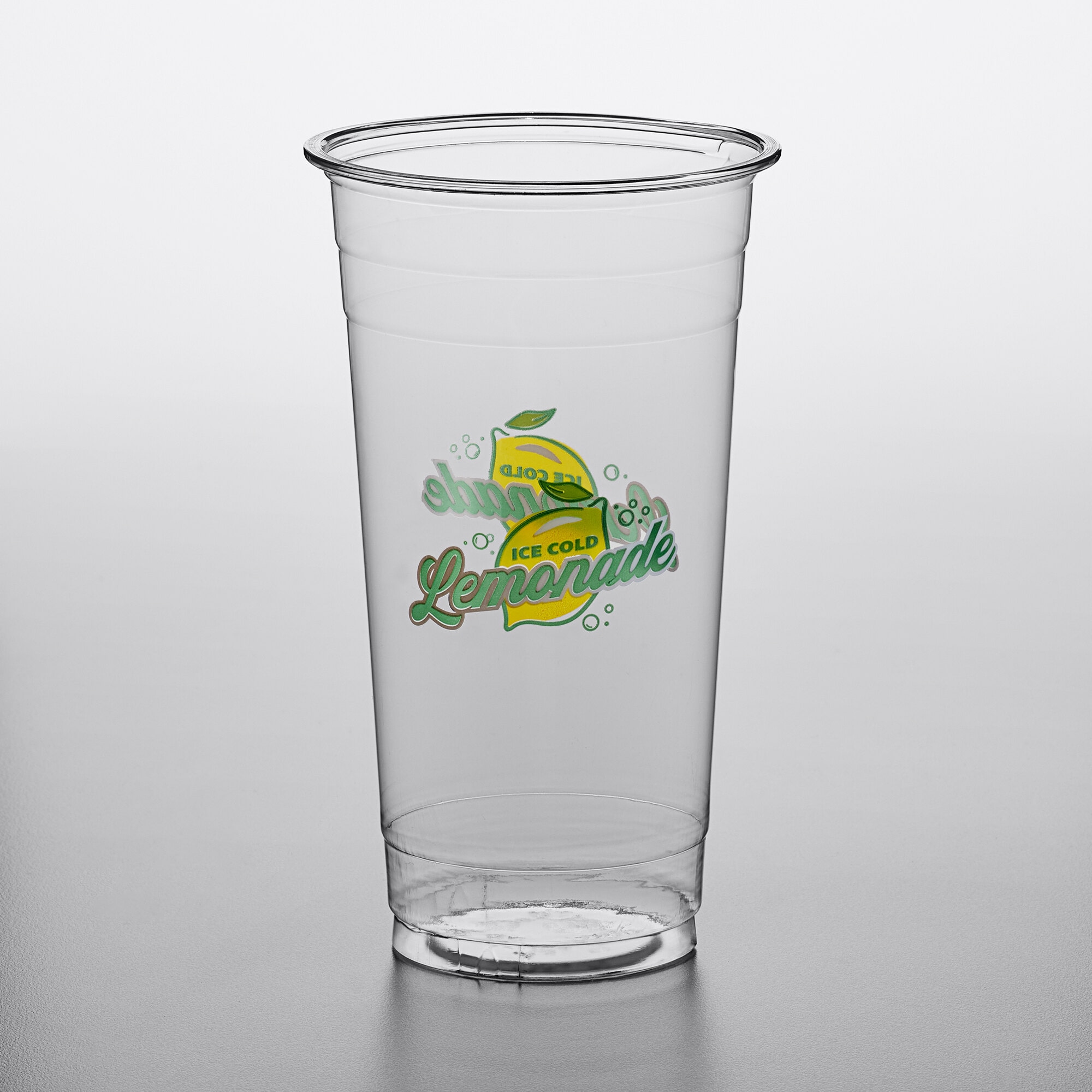 24 oz. PET Lemonade Cup - 50/Pack