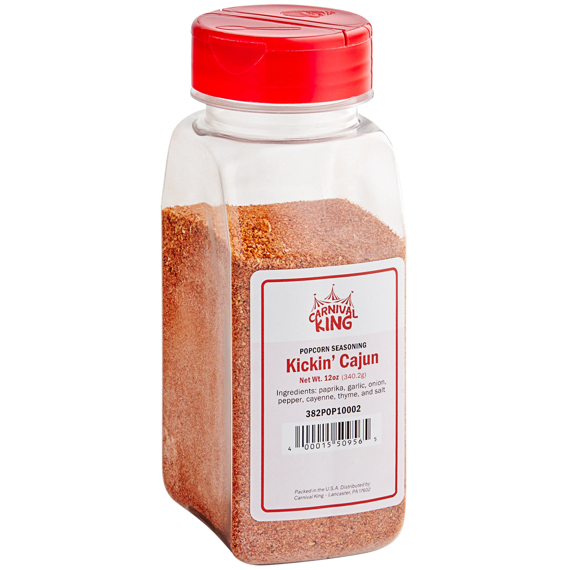 Kickin' Cajun Popcorn Seasoning 12 oz.