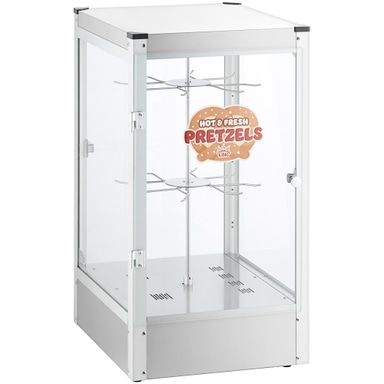 HZW-12D2 12" Full Service Pretzel Display Warmer / Merchandiser - 120V, 500W