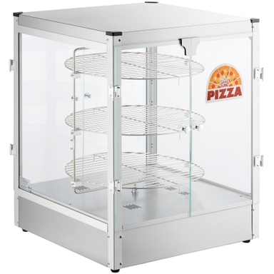 HPWR-18D2 18" Full Service Pizza Display Warmer / Merchandiser - 120V, 500W