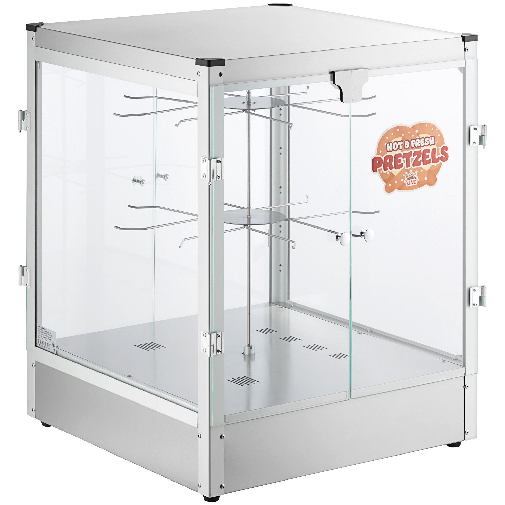 HZW-18D2 18" Full Service Pretzel Display Warmer / Merchandiser - 120V, 500W