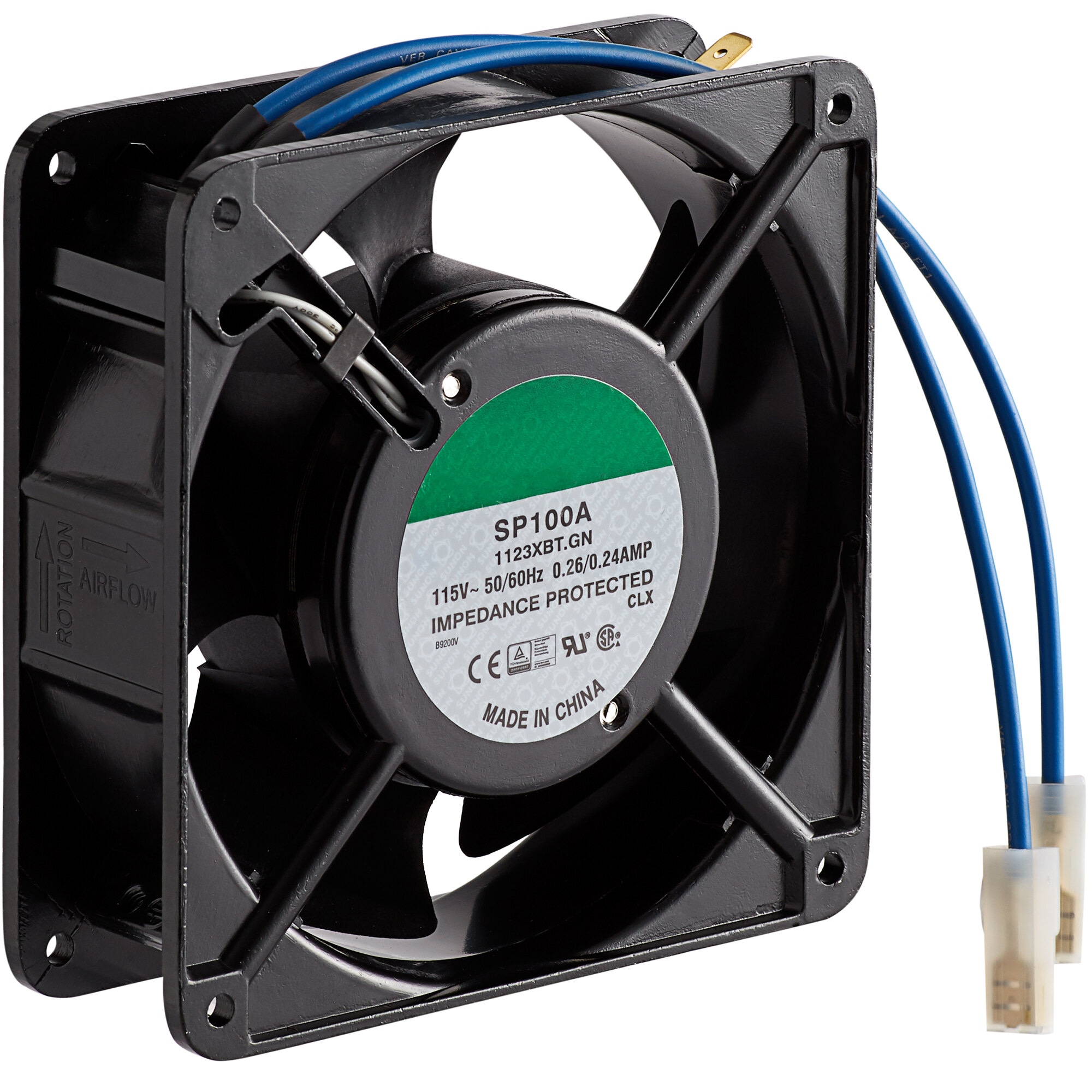 382PSM218 115V Fan Motor for Single, Double, and Triple 2.6 Gallon Granita / Slushy Machines - 115V