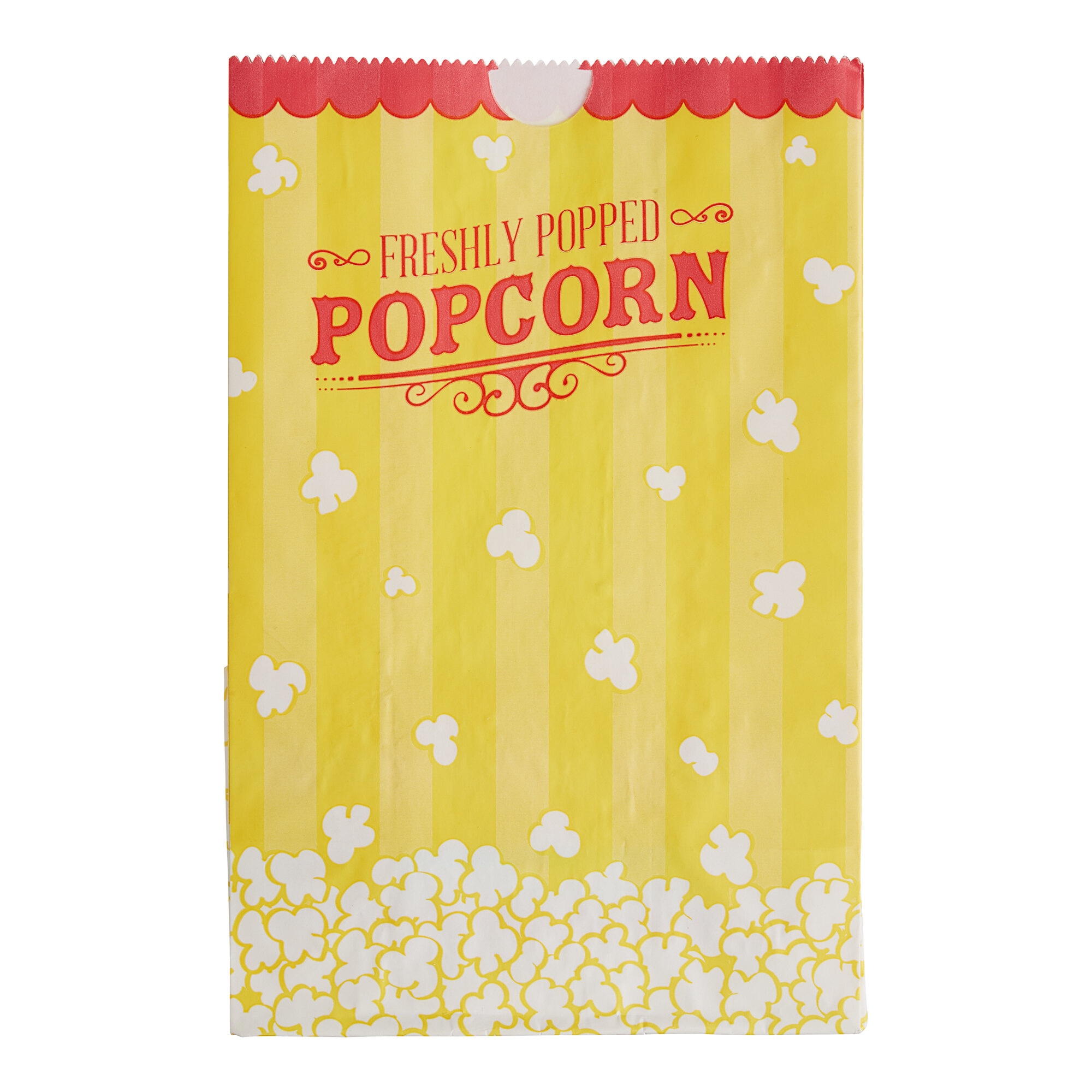 5 1/2" x 3 1/4" x 8 5/8" 85 oz. Popcorn Bag - 500/Case